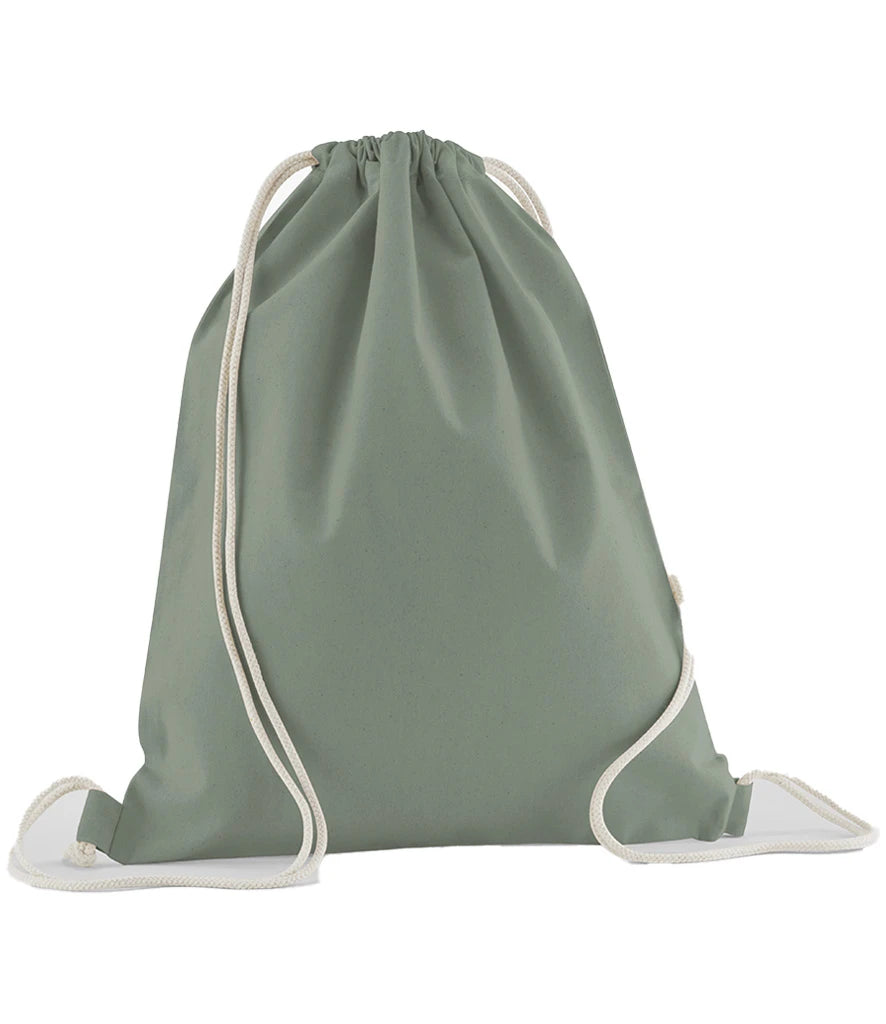 Westford Mill Organic Cotton In Conversion Gymsac — Dusty Green