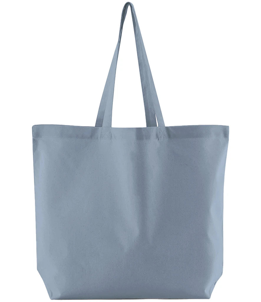 Westford Mill Organic Cotton In Conversion Maxi Bag for Life — Dusty Blue