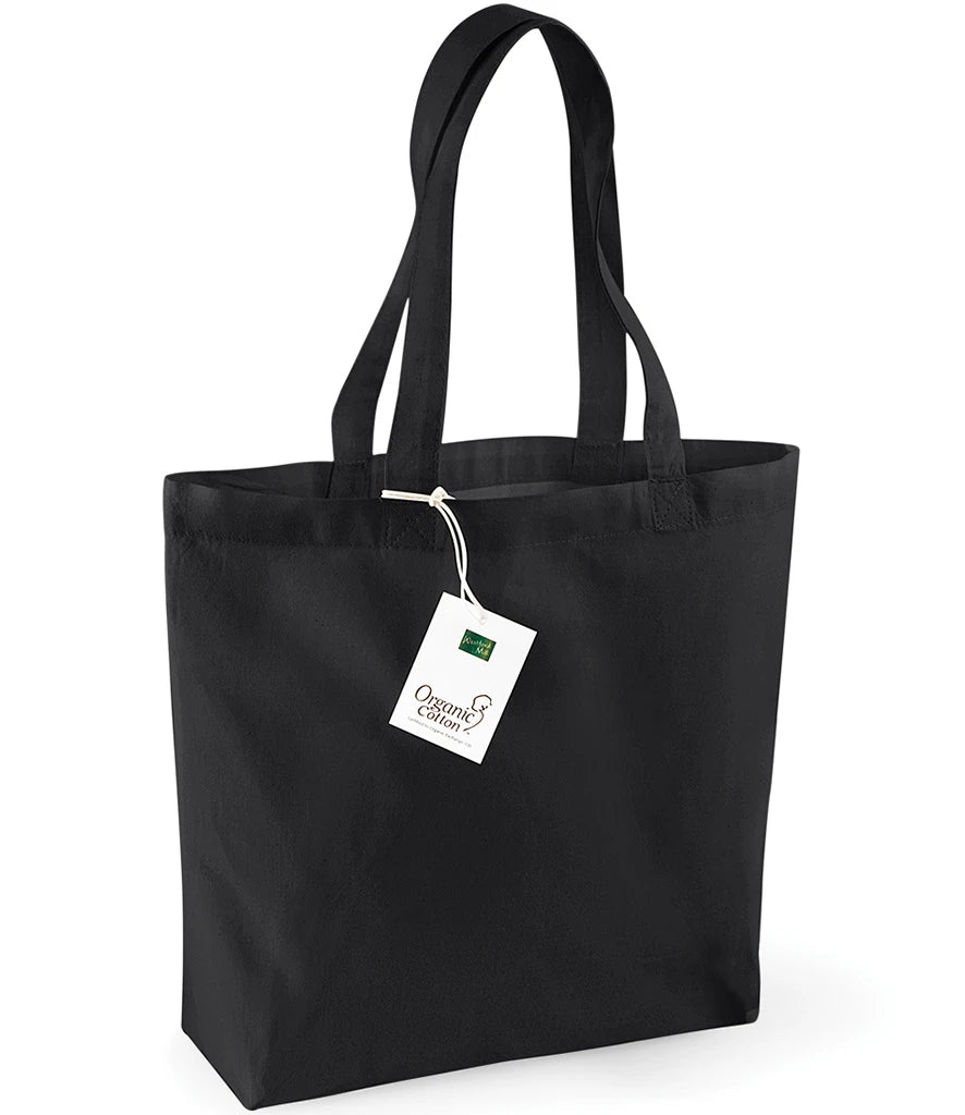 Westford Mill Organic Cotton Shopper — Black