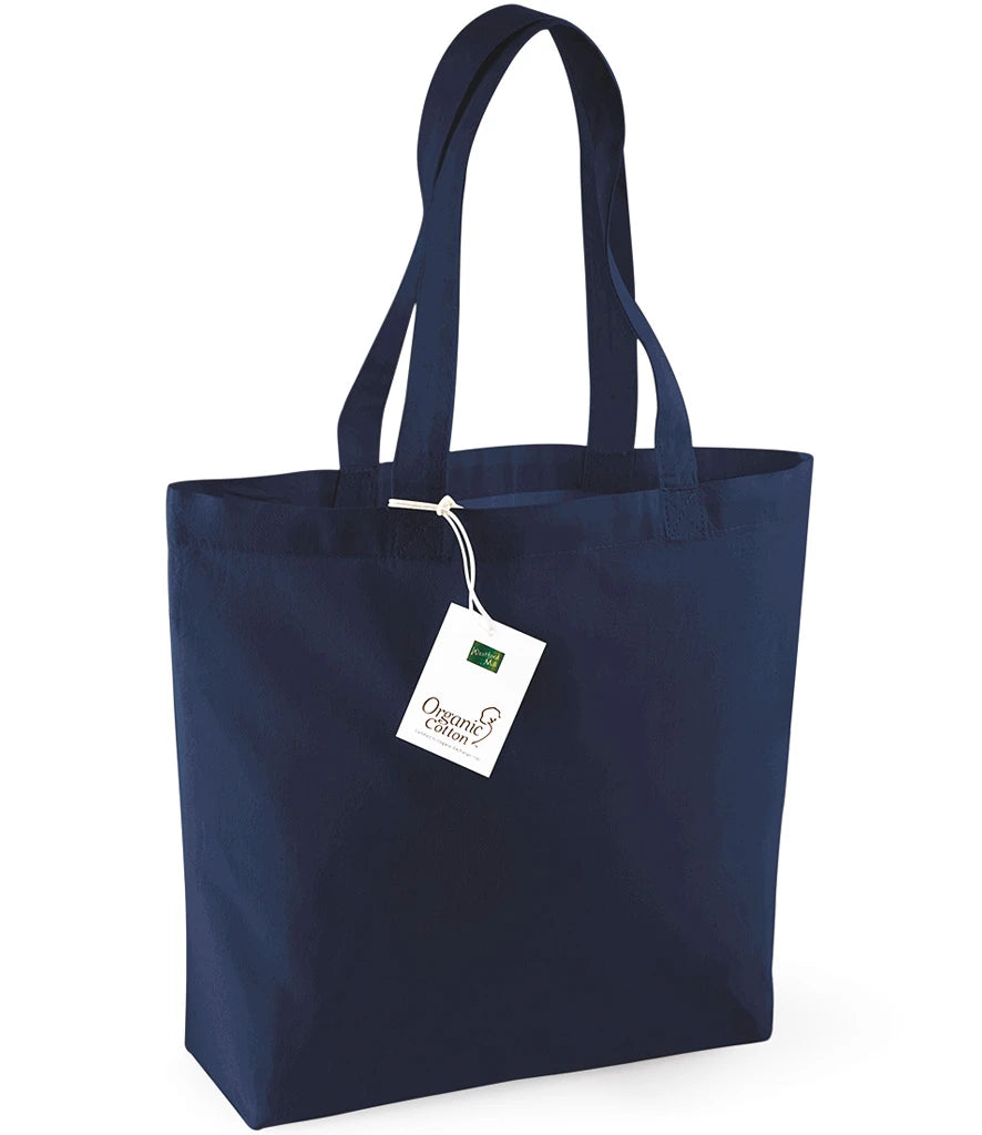 Westford Mill Organic Cotton Shopper — Navy