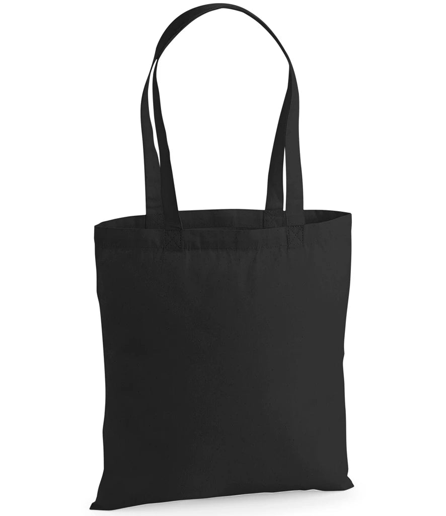 Westford Mill Premium Cotton Tote Bag — Black