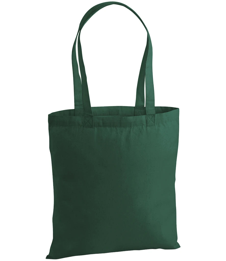 Westford Mill Premium Cotton Tote Bag — Bottle Green