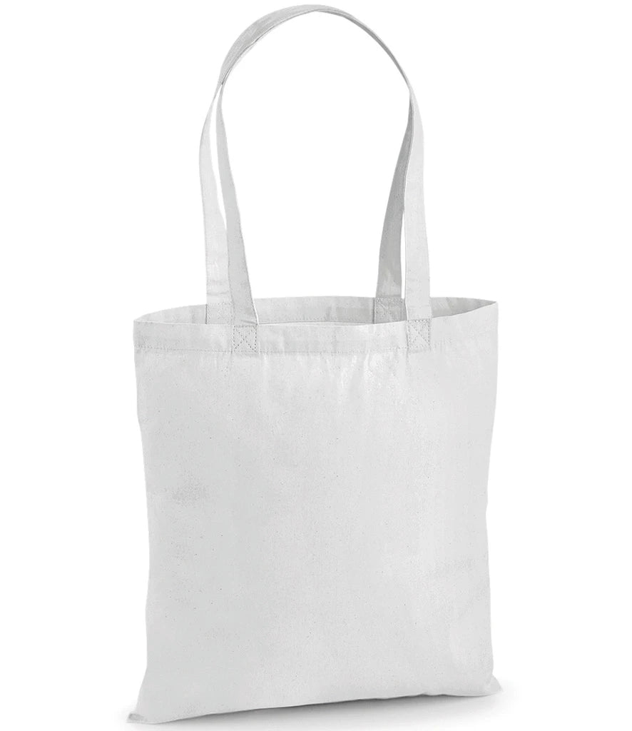 Westford Mill Premium Cotton Tote Bag — White