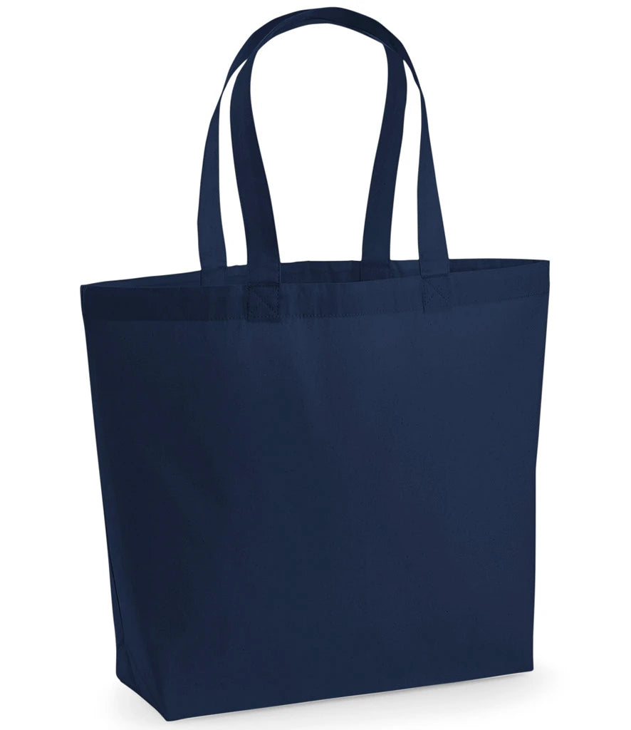 Westford Mill Premium Cotton Maxi Tote Bag — French Navy