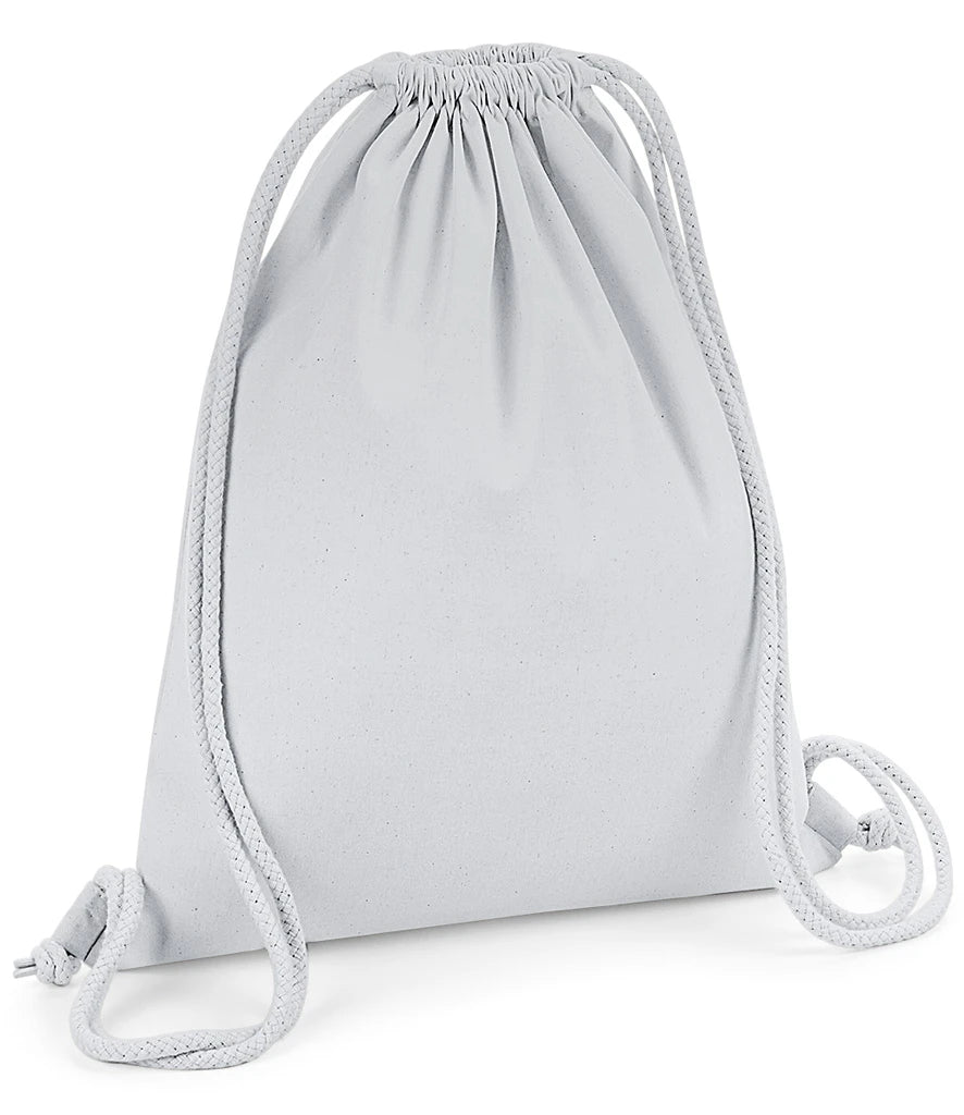 Westford Mill Organic Premium Cotton Gymsac — Light Grey