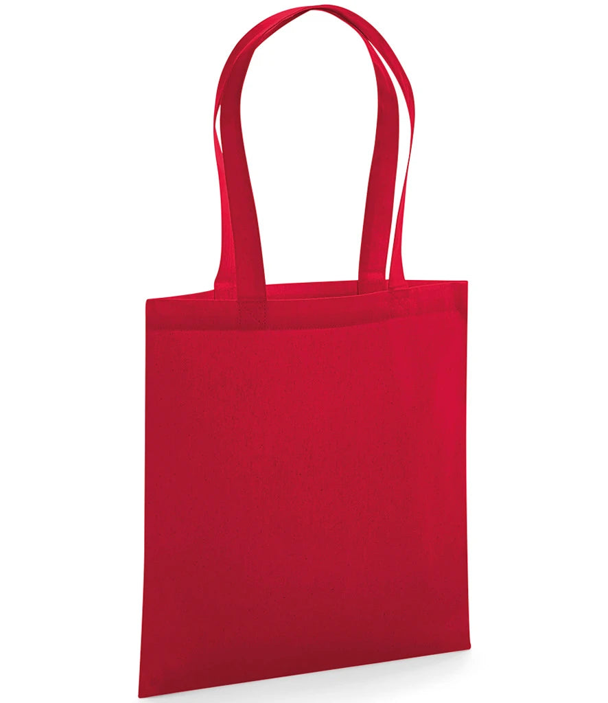 Westford Mill Organic Premium Cotton Tote Bag — Classic Red