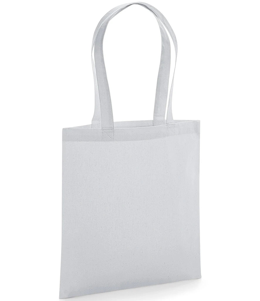 Westford Mill Organic Premium Cotton Tote Bag — Light Grey