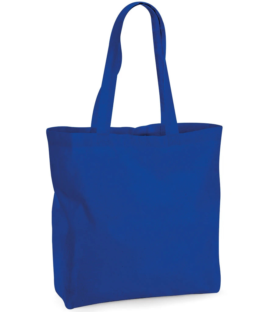 Westford Mill Organic Premium Cotton Maxi Tote Bag — Bright Royal