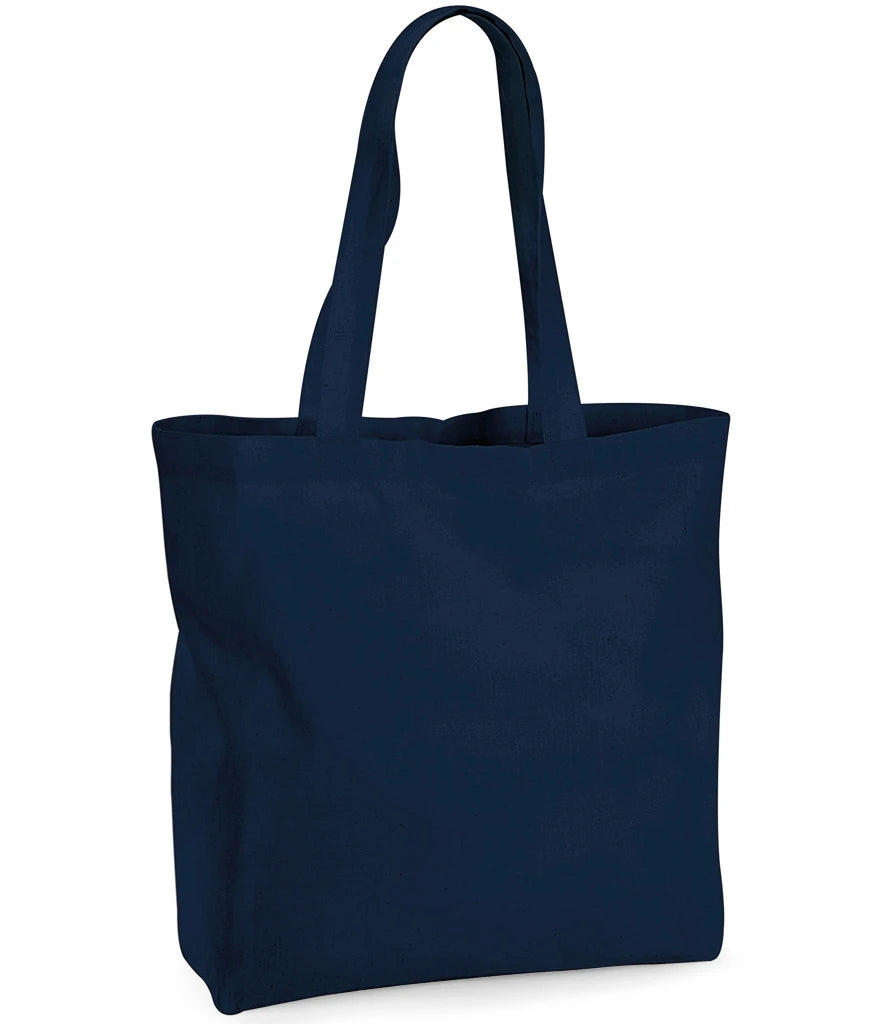 Westford Mill Organic Premium Cotton Maxi Tote Bag — French Navy