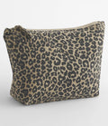 Westford Mill Leopard Print Canvas Accessory Bag — Vintage Leopard Print