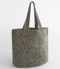 Westford Mill Leopard Print Canvas Shopper — Vintage Leopard Print