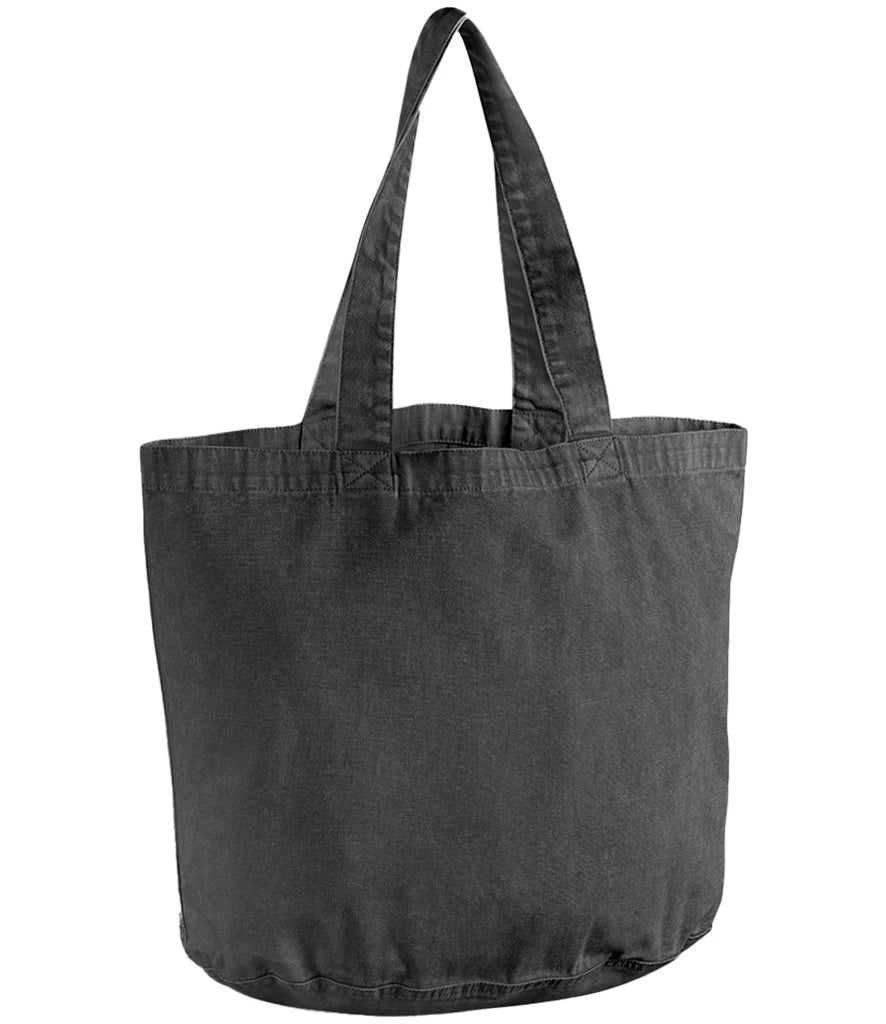 Westford Mill Garment Dyed Shopper — Vintage Black
