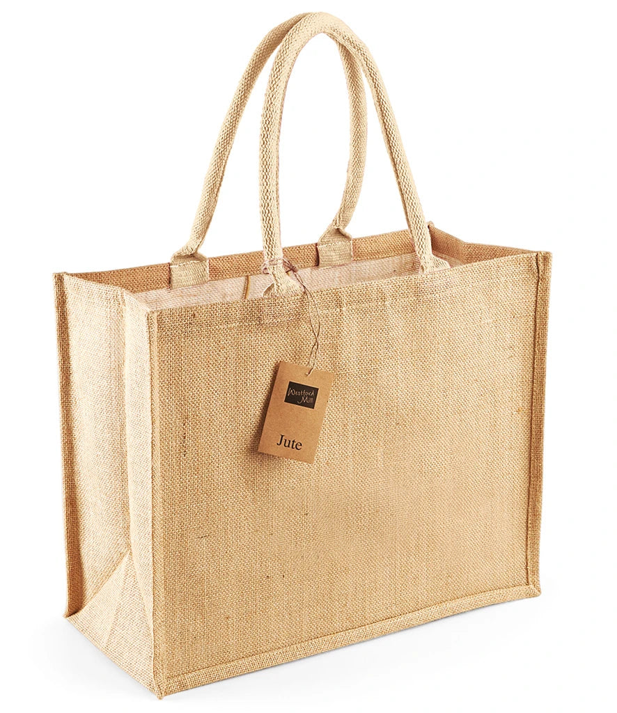 Westford Mill Jute Classic Shopper — Natural