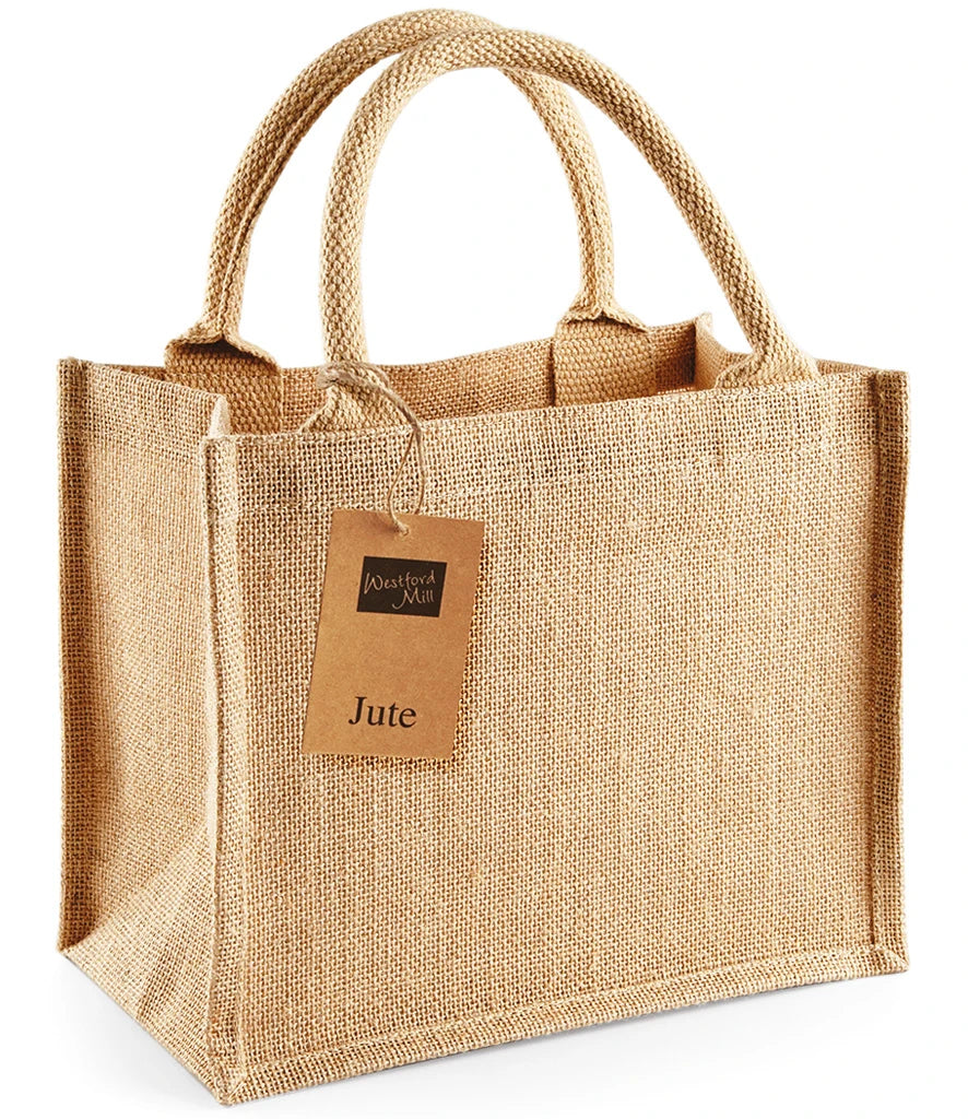 Westford Mill Jute Mini Gift Bag — Natural