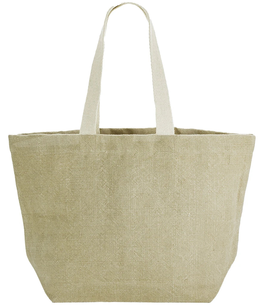 Westford Mill Soft Washed Jute Beach Bag — Natural