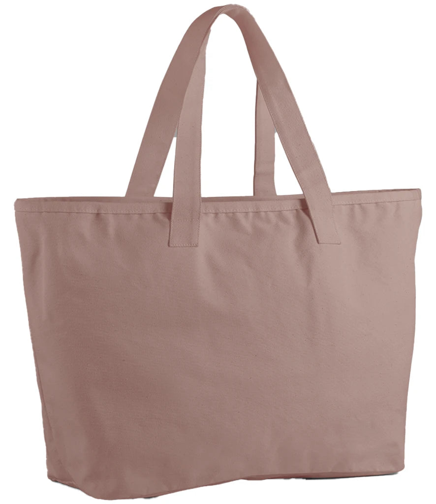 Westford Mill Oversized Heavy Duty Canvas Tote Bag — Rose