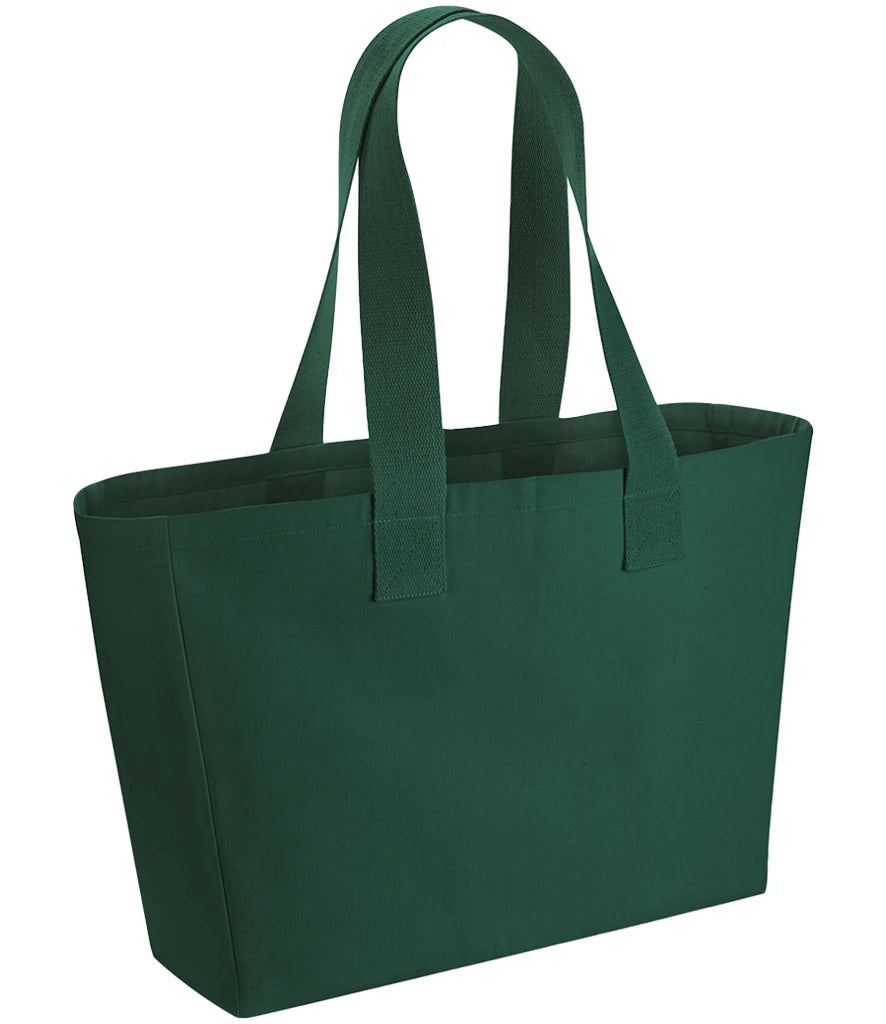 Westford Mill Everyday Canvas Tote Bag — Bottle Green