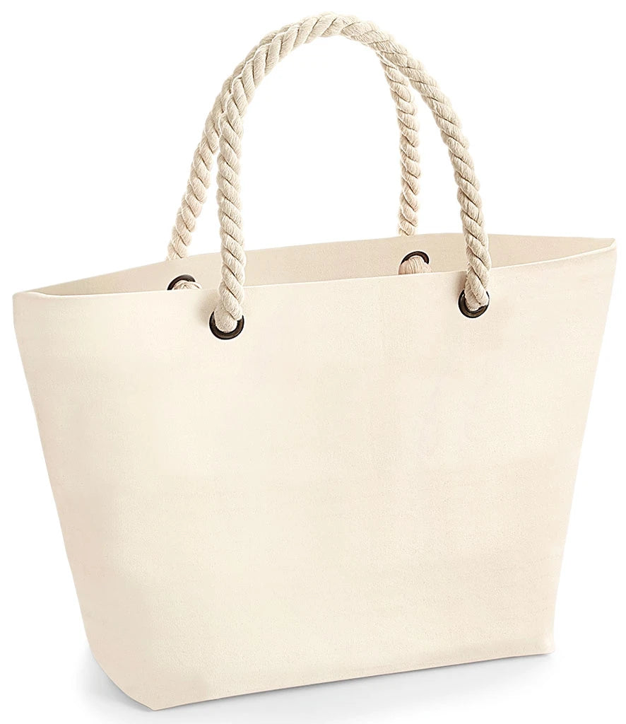 Westford Mill Nautical Beach Bag — Natural