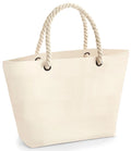 Westford Mill Nautical Beach Bag — Natural