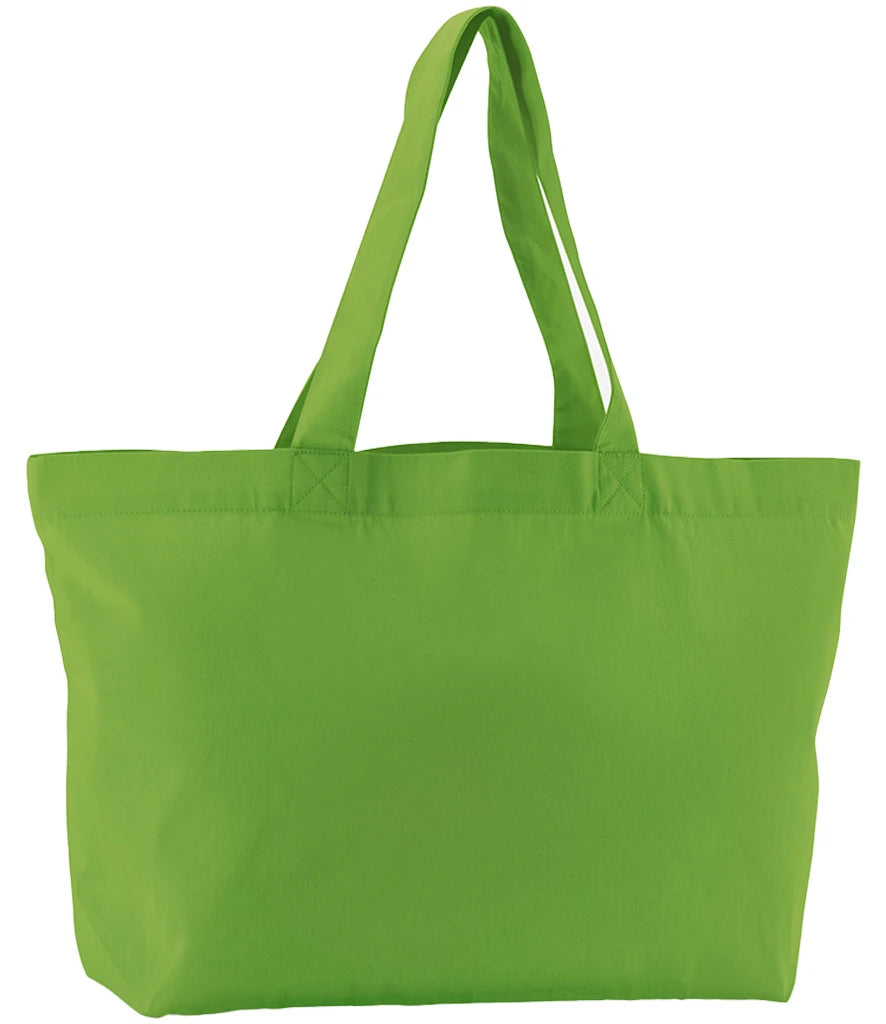 Westford Mill EarthAware® Organic Twill Shopper — Apple Green