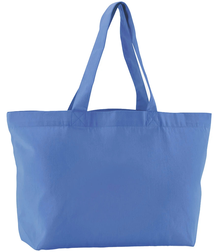 Westford Mill EarthAware® Organic Twill Shopper — Cornflower