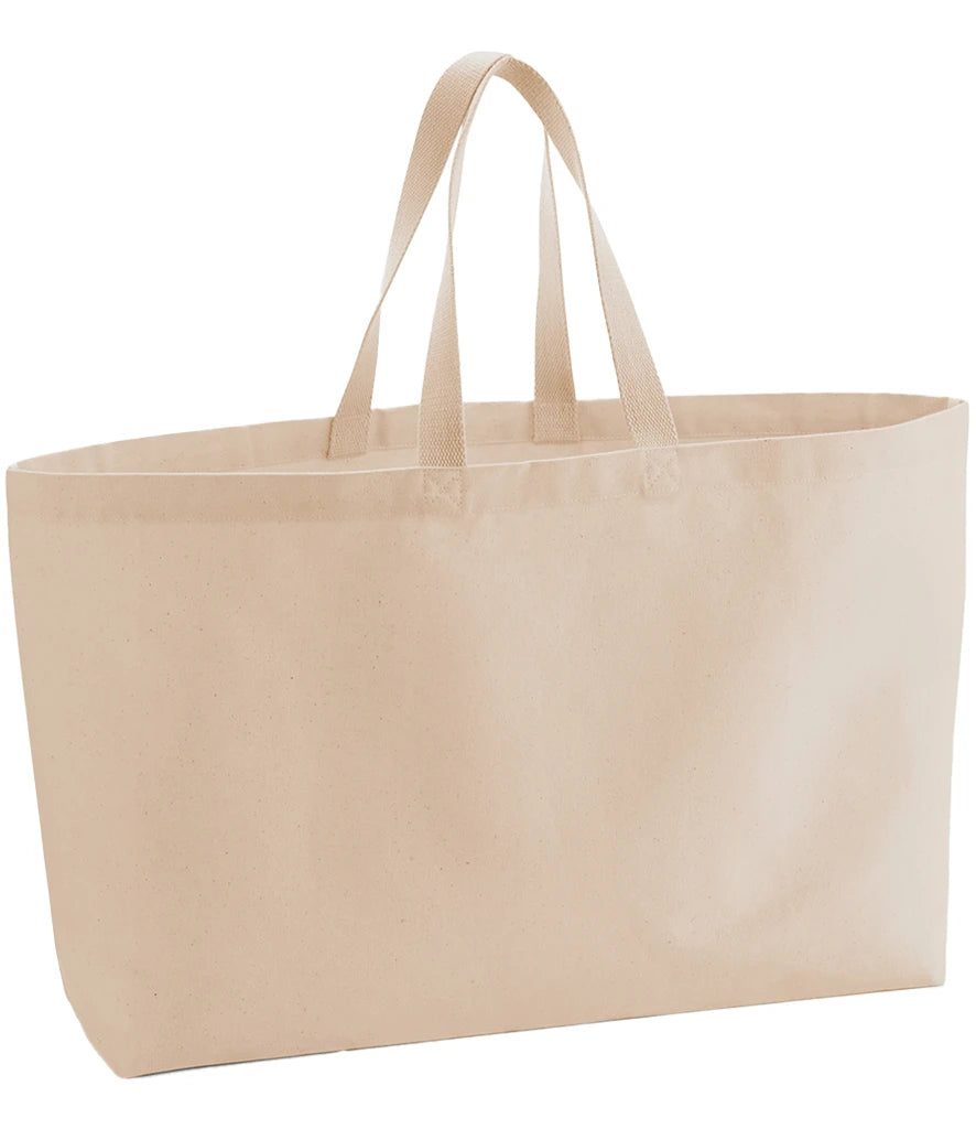 Westford Mill Oversized Canvas Tote Bag — Peach