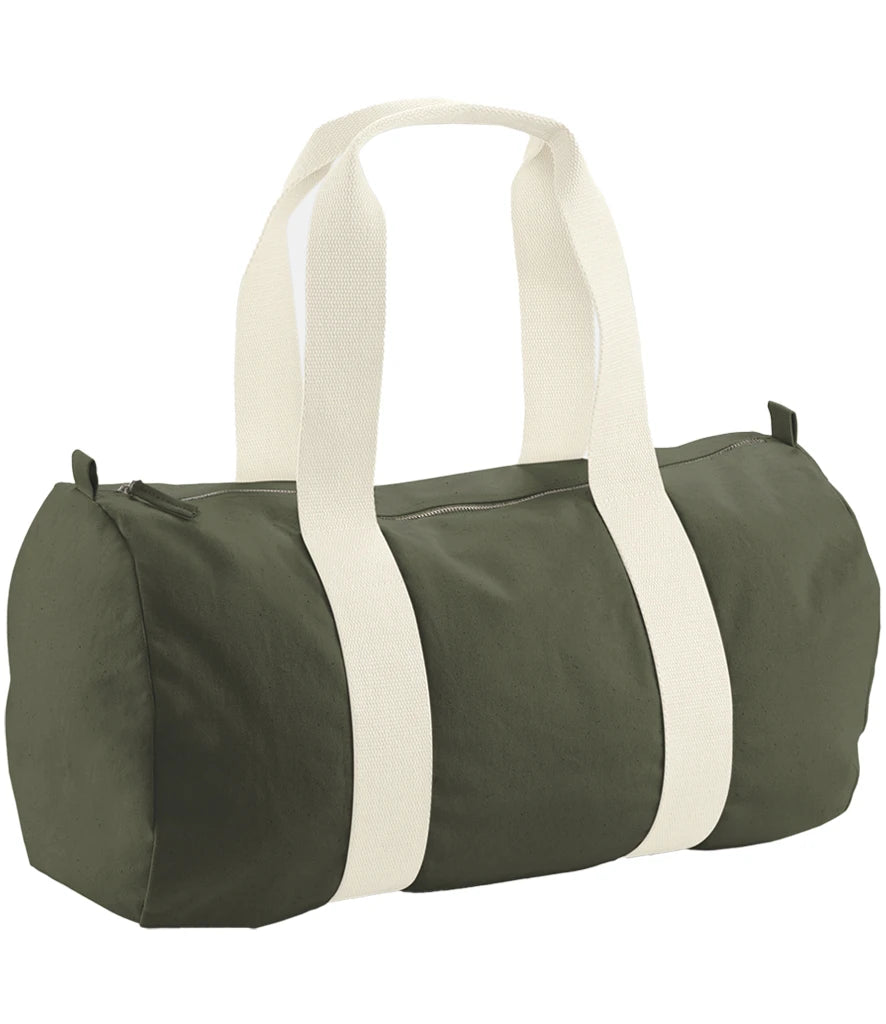 Westford Mill EarthAware® Organic Barrel Bag — Olive Green