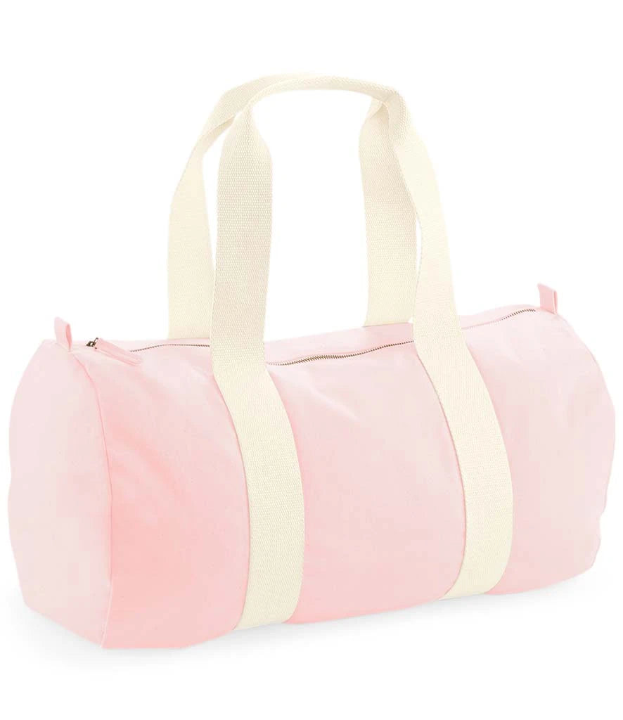 Westford Mill EarthAware® Organic Barrel Bag — Pastel Pink