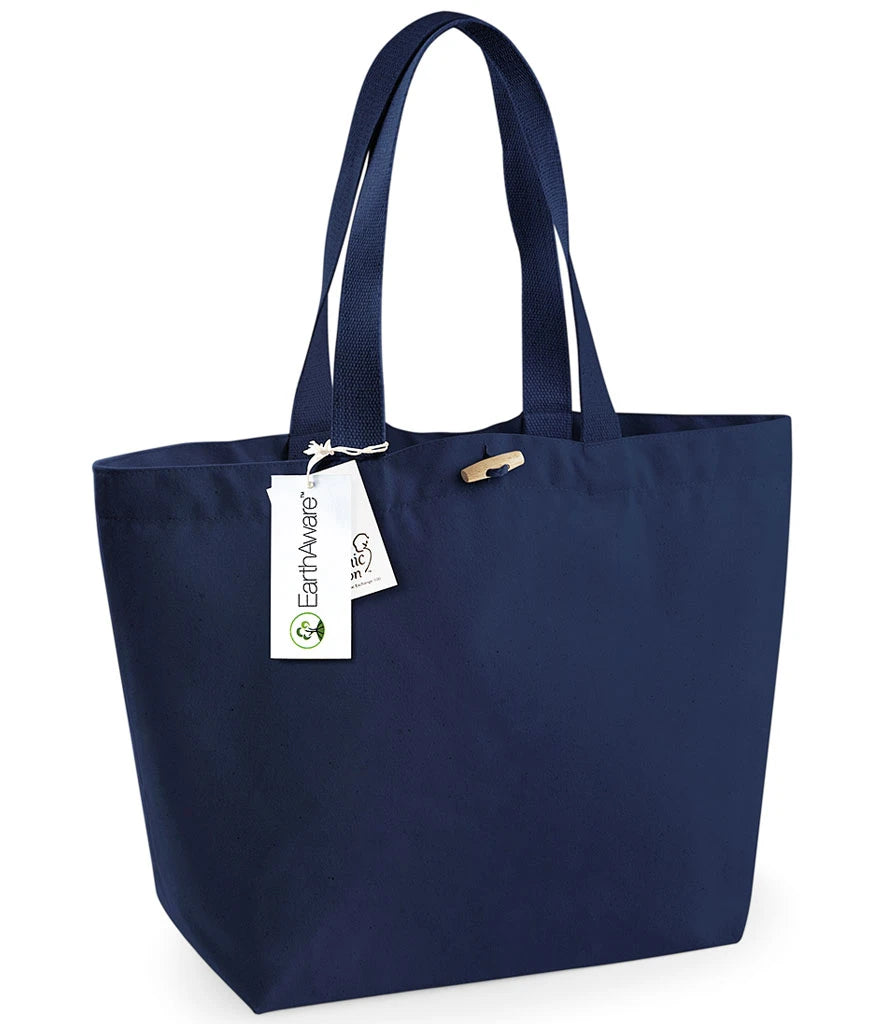 Westford Mill EarthAware® Organic Marina Tote Bag — French Navy