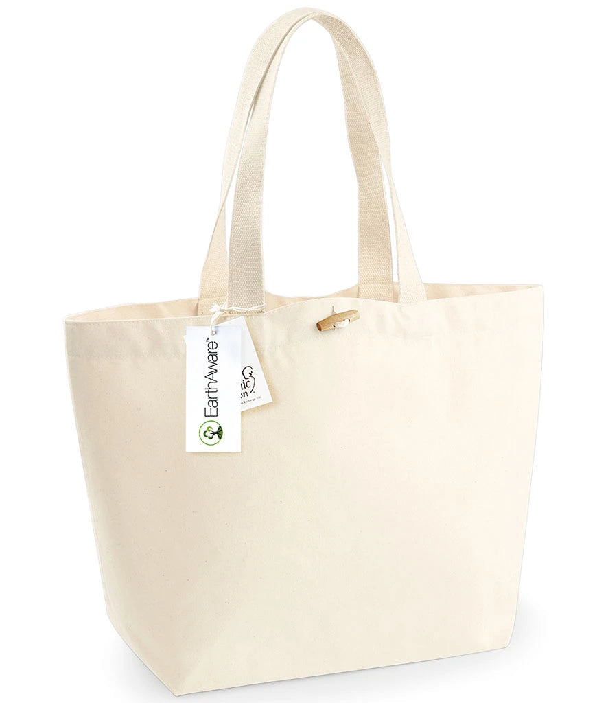 Westford Mill EarthAware® Organic Marina Tote Bag — Natural