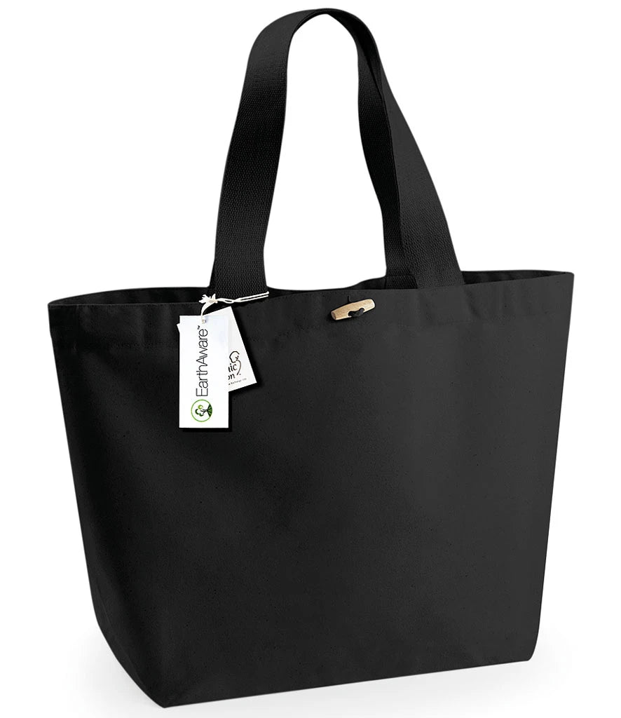 Westford Mill EarthAware® Organic Marina Tote XL Bag — Black