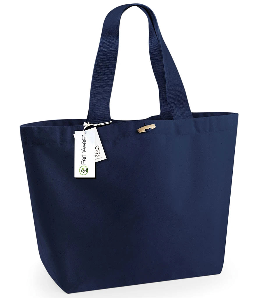 Westford Mill EarthAware® Organic Marina Tote XL Bag — French Navy