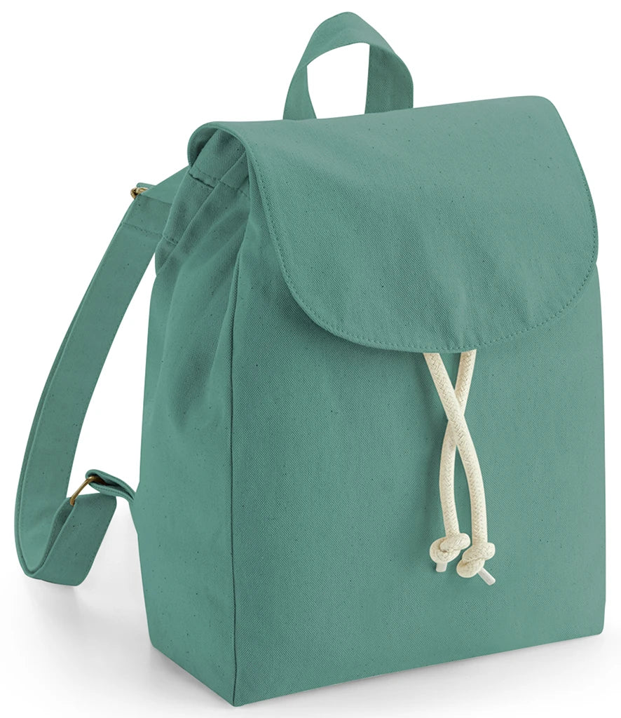 Westford Mill EarthAware® Organic Mini Rucksack — Sage Green