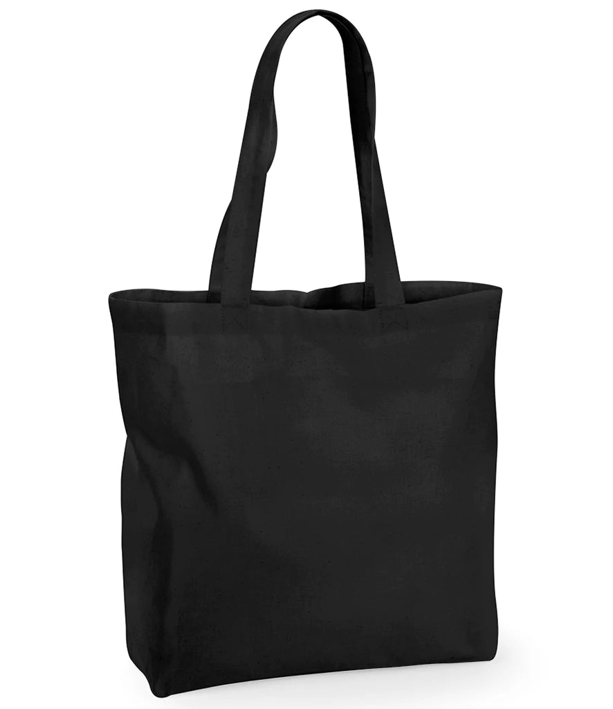 Westford Mill Recycled Cotton Maxi Tote Bag — Black