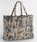 Westford Mill Tie Dye Canvas Tote Bag — Sand Black Tie Dye