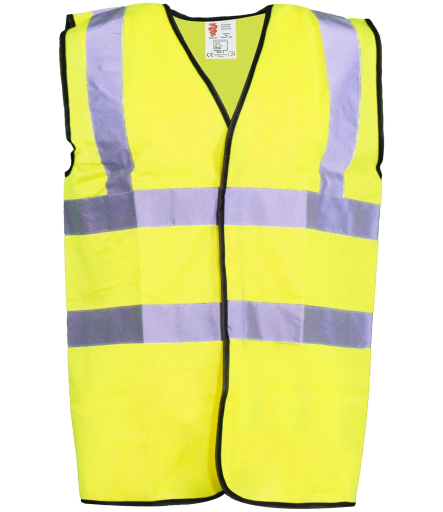 Warrior Hi-Vis Waistcoat — Fluorescent Yellow