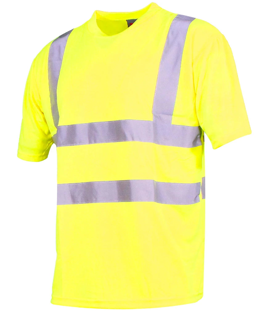 Warrior Hi-Vis T-Shirt — Fluorescent Yellow