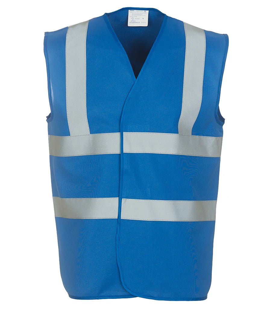 Yoko Hi-Vis Two Band and Braces Waistcoat — Royal Blue