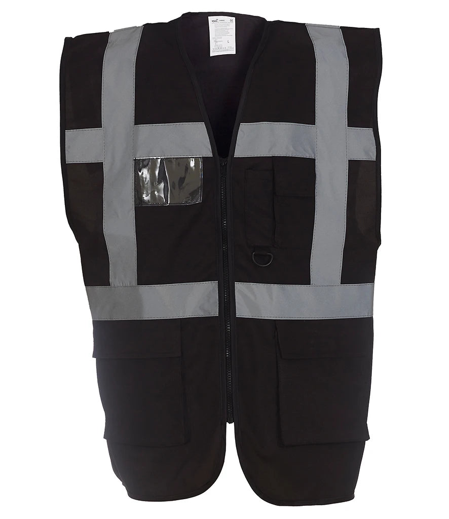 Yoko Executive Waistcoat — Black