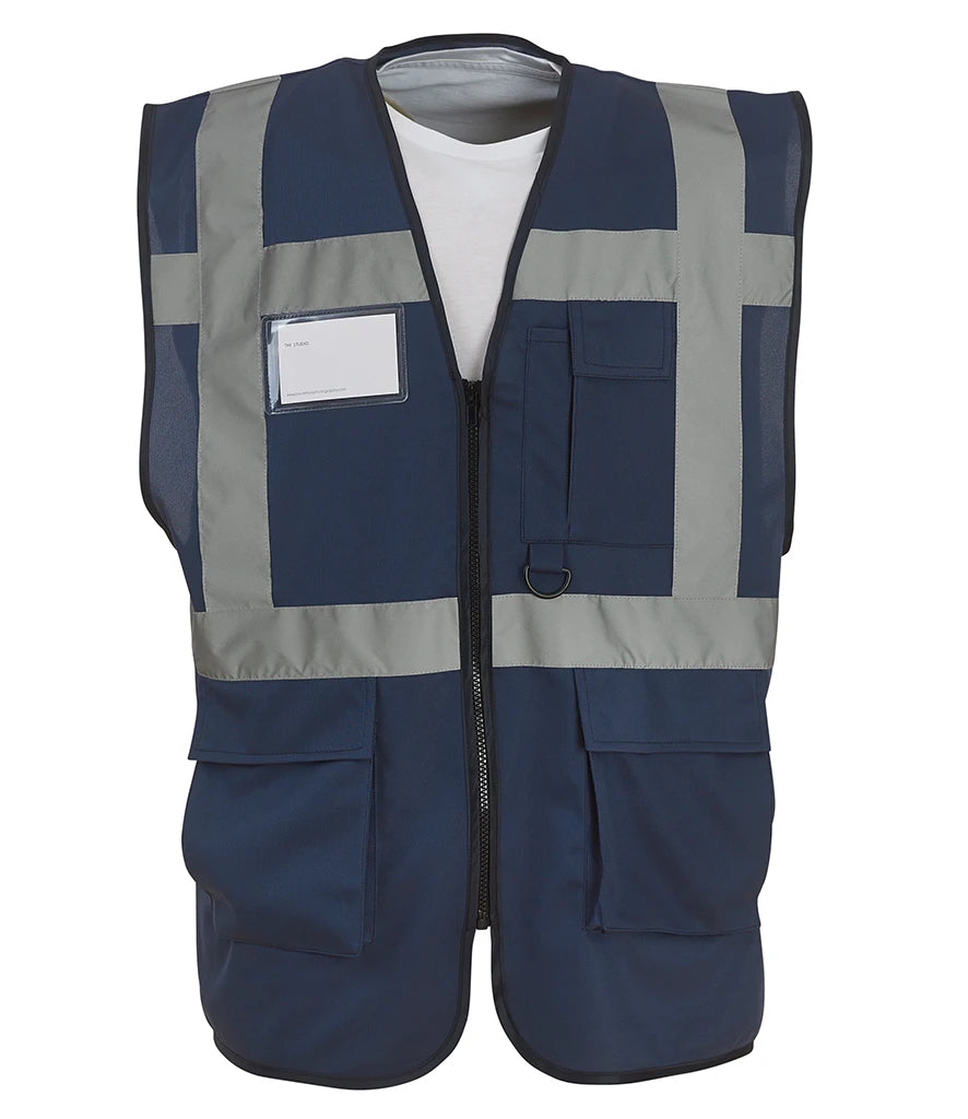 Yoko Executive Waistcoat — Navy