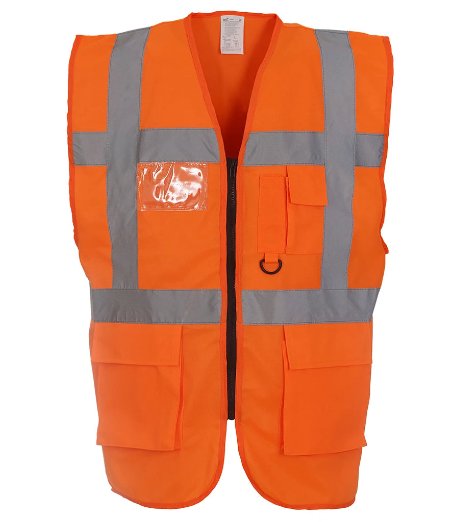 Yoko Executive Waistcoat — Orange