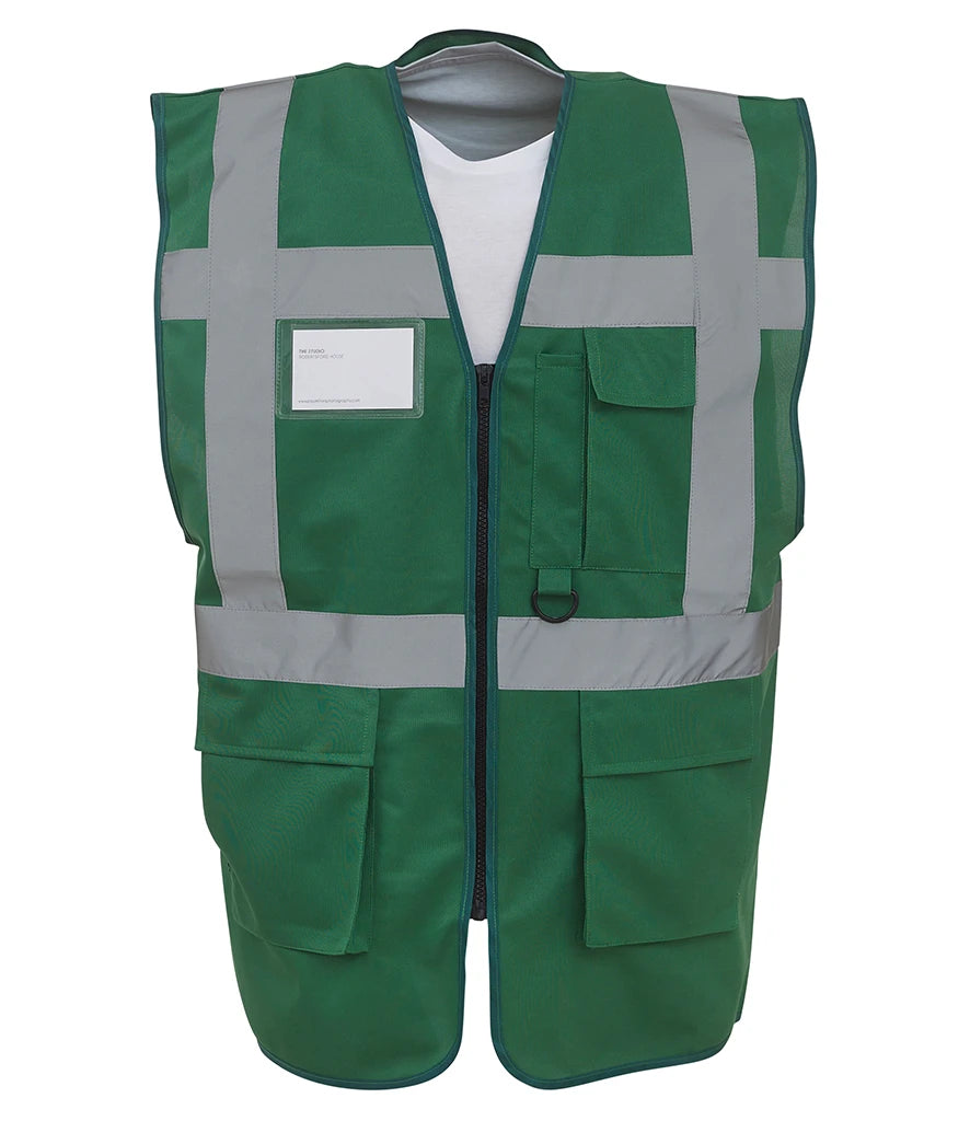 Yoko Executive Waistcoat — Paramedic Green