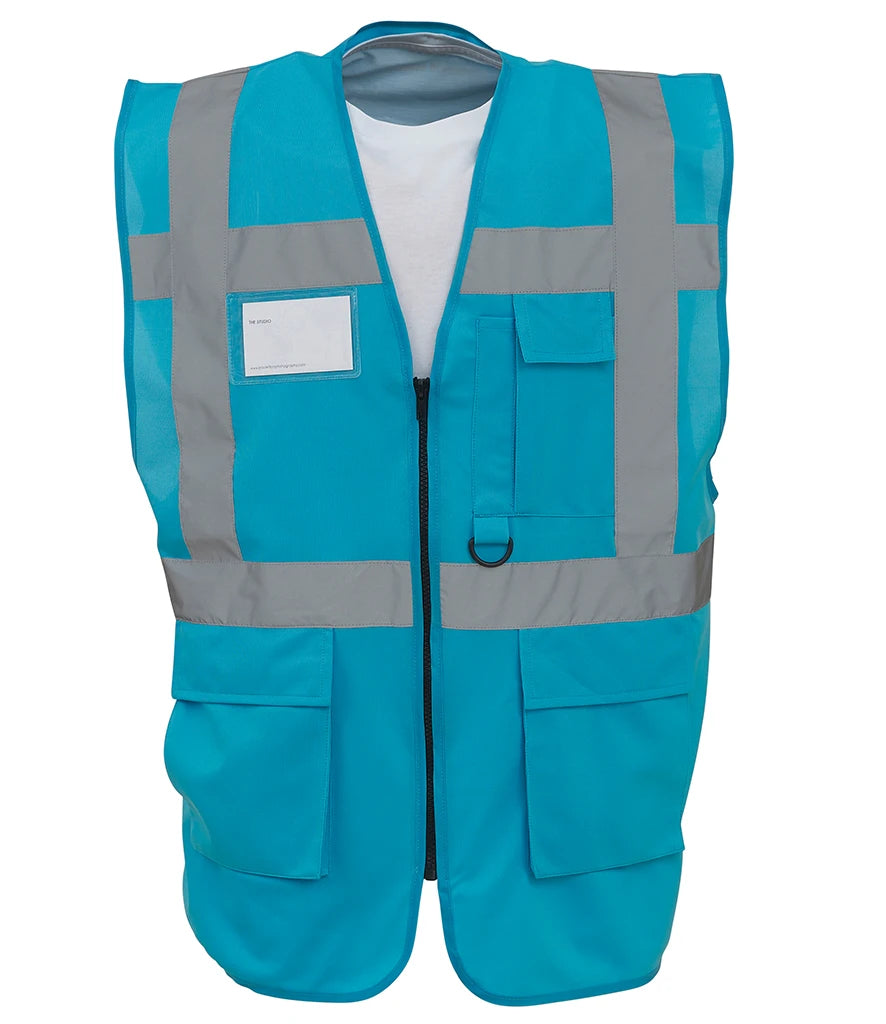 Yoko Executive Waistcoat — Sapphire Blue