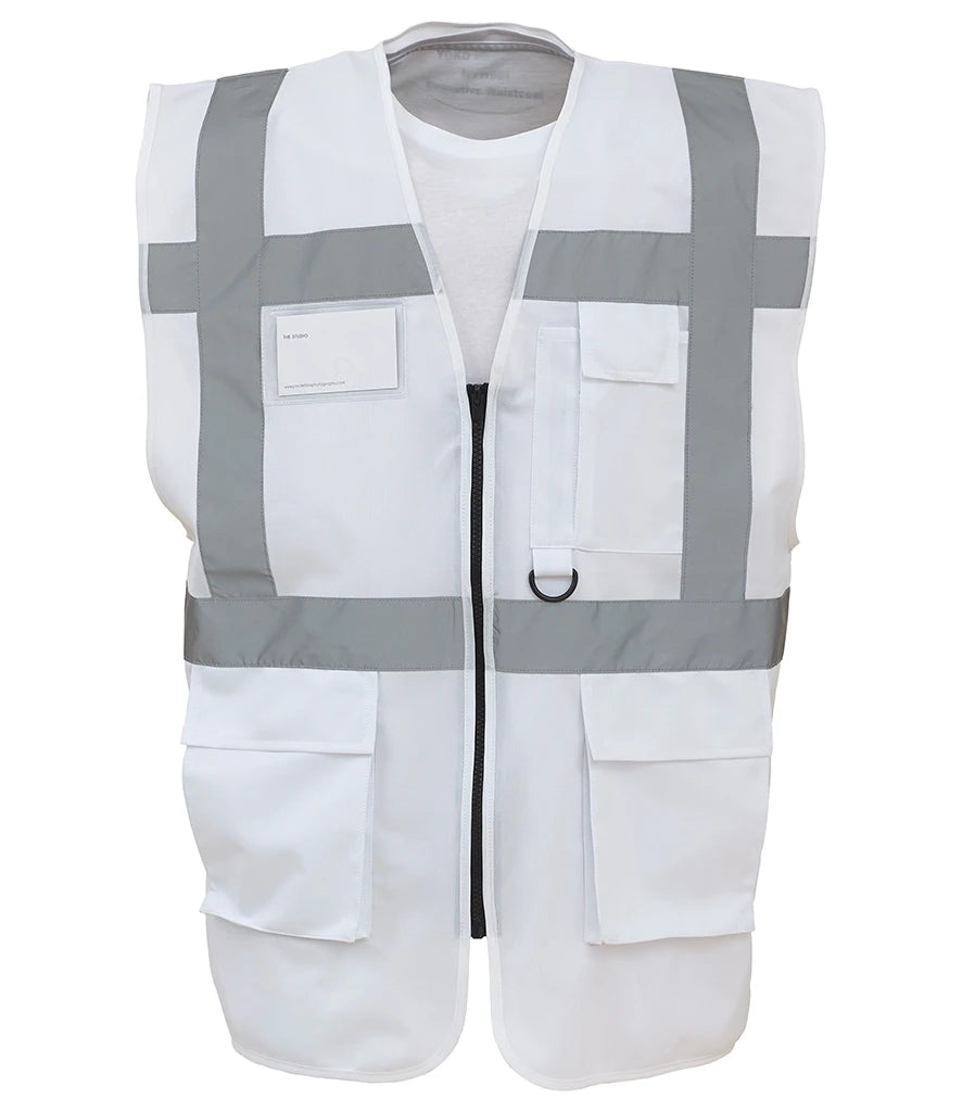 Yoko Executive Waistcoat — White