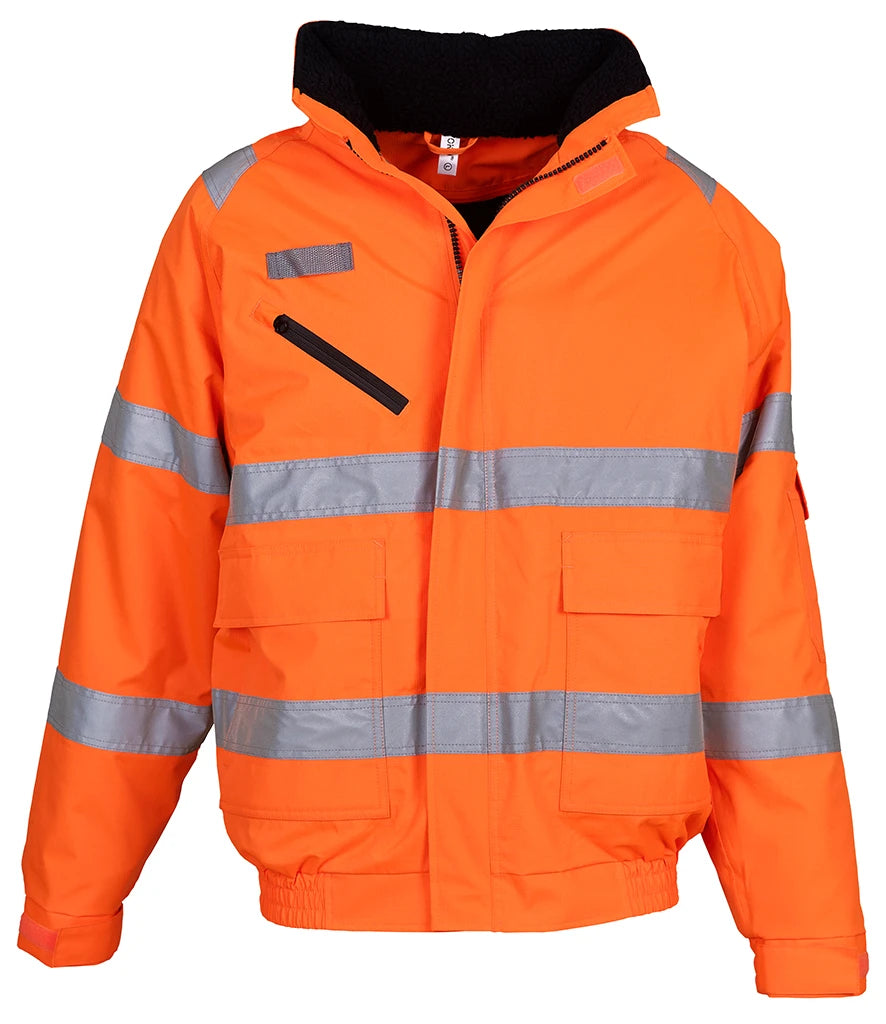Yoko Fontaine Flight Jacket — Orange