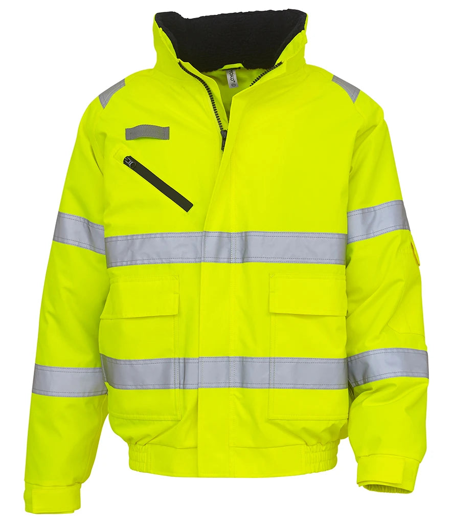 Yoko Fontaine Flight Jacket — Yellow