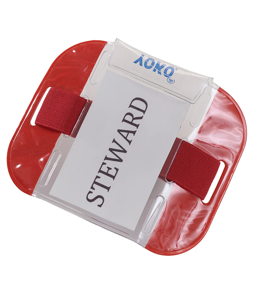 Yoko ID Arm Band — Red